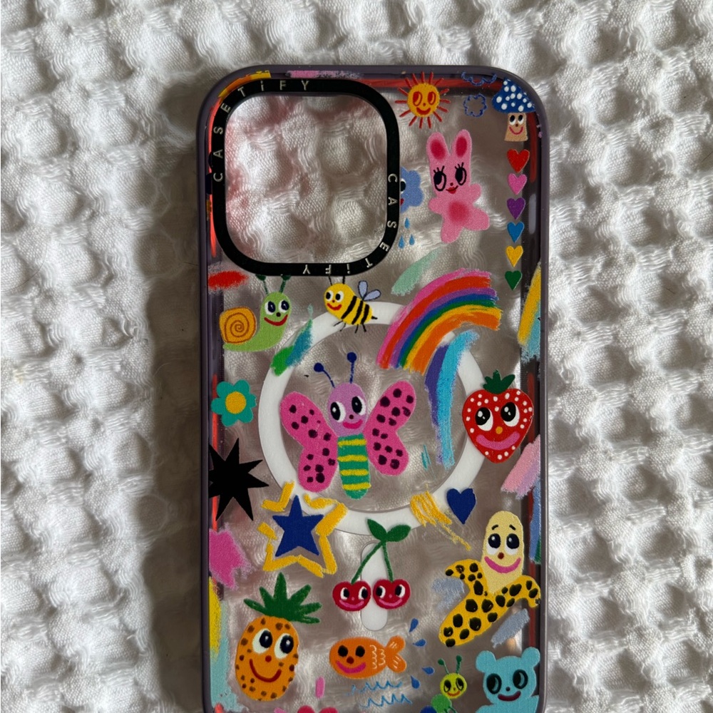 Casetify Vibrant Emoji iPhone Case with Clear Base